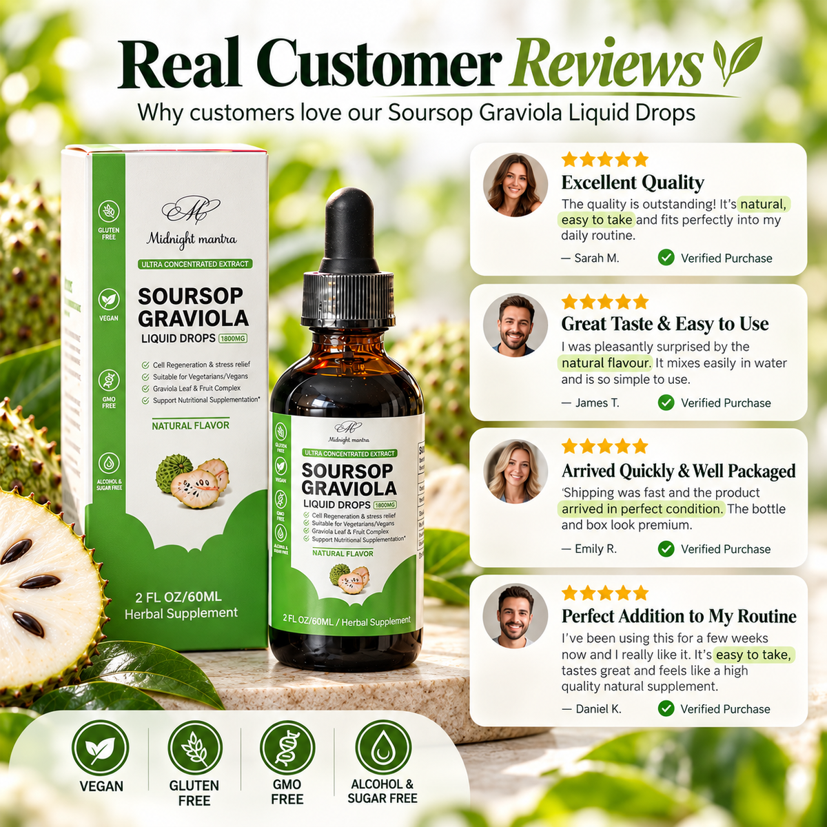 Soursop Liquid Drops 60ML