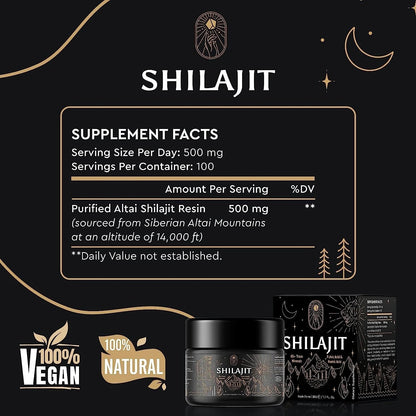 Natural Shilajit Resin 50g
